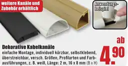 B1 Discount Baumarkt Dekorative Kabelkanäle Angebot