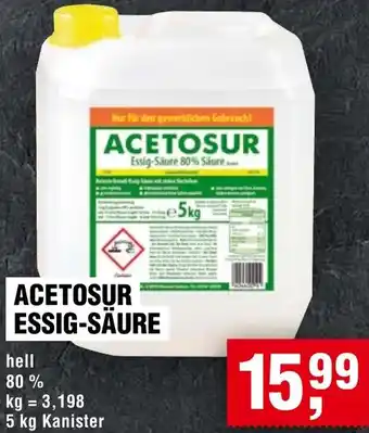 Handelshof Acetosur essig-säure Angebot