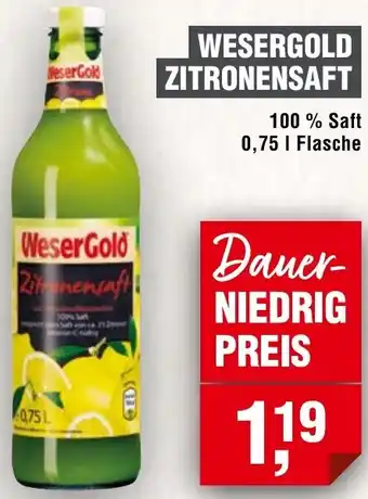 Handelshof Wesergold zitronensaft Angebot