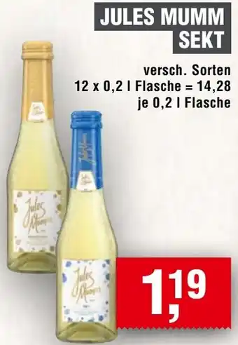 Handelshof Jules mumm sekt Angebot