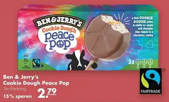 Handelshof Ben & Jerry's Cookie Dough Peace Pop Angebot