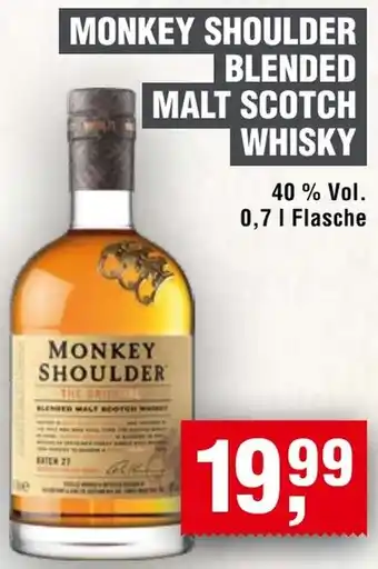 Handelshof Monkey shoulder blended malt scotch whisky Angebot