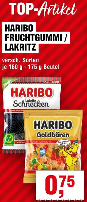 Handelshof Haribo fruchtgummi / lakritz Angebot