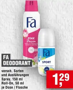 Handelshof Fa deodorant Angebot