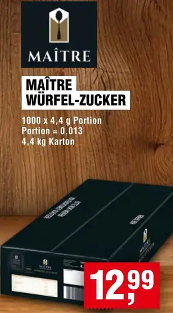 Handelshof Maître würfel-zucker Angebot