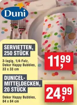 Handelshof Duni servietten, 250 stück Angebot