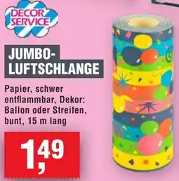 Handelshof Decor service jumbo luftschlange Angebot