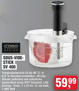 Handelshof Caso design sous-vide stick sv 400 Angebot