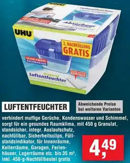 Handelshof UHU luftentfeuchter Angebot