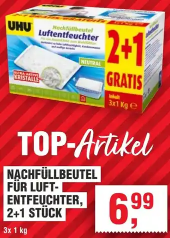 Handelshof UHU Nachfüllbeutel für luftentfeuchter, 2+1 stück Angebot