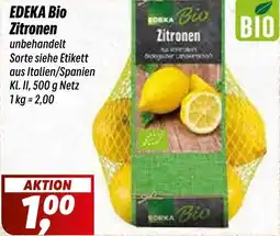 Simmel EDEKA Bio Zitronen Angebot