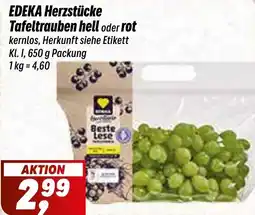 Simmel EDEKA Herzstücke Tafeltrauben hell oder rot Angebot