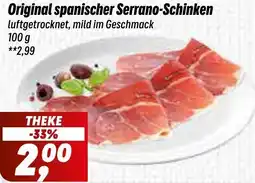 Simmel Original spanischer Serrano-Schinken Angebot