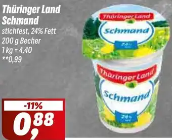 Simmel Thüringer Land Schmand Angebot