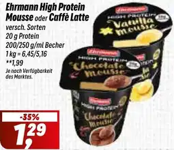 Simmel Ehrmann High Protein Mousse oder Caffè Latte Angebot