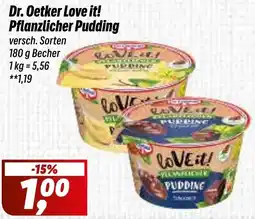 Simmel Dr. Oetker Love it! Pflanzlicher Pudding Angebot