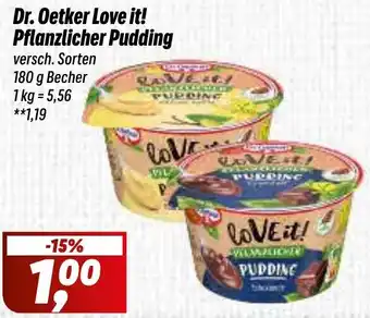 Simmel Dr. Oetker Love it! Pflanzlicher Pudding Angebot