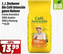 Simmel J.J. Darboven Bio Café Intención ganze Bohnen Angebot