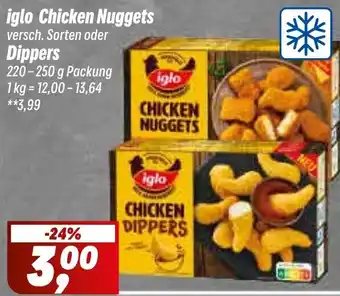 Simmel iglo Chicken Nuggets oder Dippers Angebot