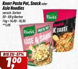 Simmel Knorr Pasta Pot, Snack oder Asia Noodles Angebot