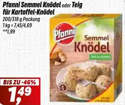 Simmel Pfanni Semmel Knödel oder Teig für Kartoffel-Knödel Angebot