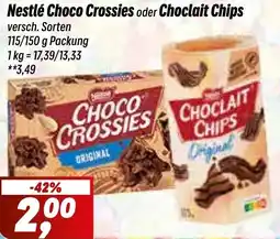 Simmel Nestlé Choco Crossies oder Choclait Chips Angebot