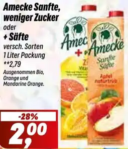 Simmel Amecke Sanfte, weniger Zucker oder +Säfte Angebot