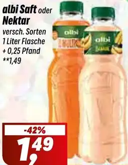 Simmel albi Saft oder Nektar Angebot