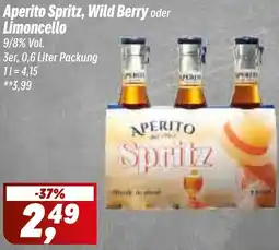 Simmel Aperito Spritz, Wild Berry oder Limoncello Angebot