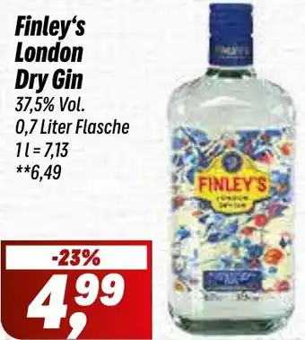 Simmel Finley's London Dry Gin Angebot