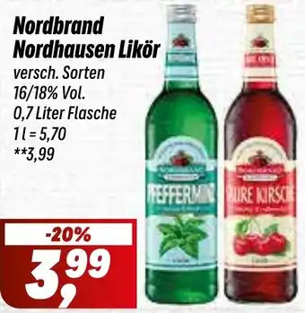 Simmel Nordbrand Nordhausen Likör Angebot