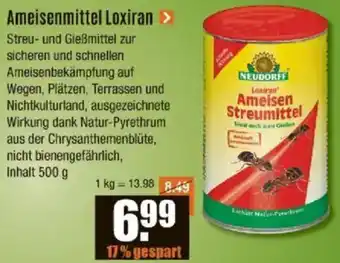 V Baumarkt NEUDORFF Ameisenmittel Loxiran Angebot