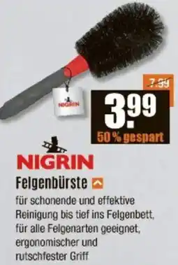 V Baumarkt NIGRIN Felgenbürste Angebot