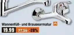 V Baumarkt Wannenfüll- und Brausearmatur Angebot