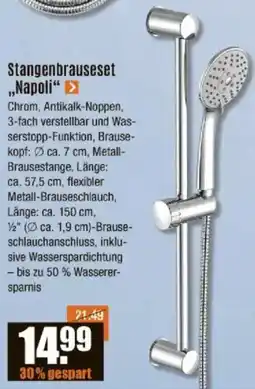 V Baumarkt Stangenbrauseset ,,Napoli" Angebot