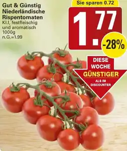 WEZ Gut & Günstig Niederländische Rispentomaten Angebot