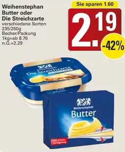 WEZ Weihenstephan Butter oder Die Streichzarte Angebot