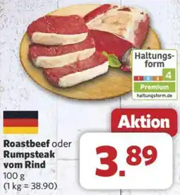 Combi Roastbeef oder Rumpsteak vom Rind Angebot