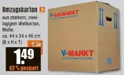 V Baumarkt Umzugskarton Angebot