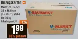 V Baumarkt Umzugskarton Angebot