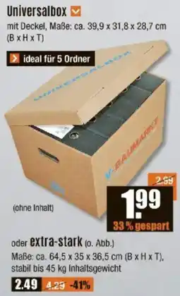 V Baumarkt Universalbox Angebot