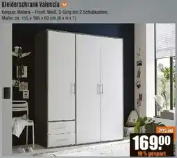 V Baumarkt Kleiderschrank Valencia Angebot