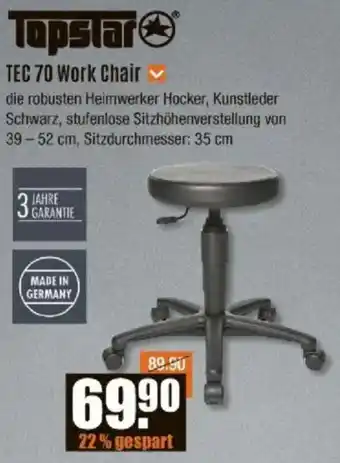 V Baumarkt Topstar TEC 70 Work Chair Angebot