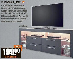 V Baumarkt TV Lowboard ,,Goal" Angebot