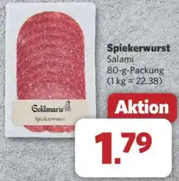 Combi Goldmarie Spiekerwurst Salami Angebot