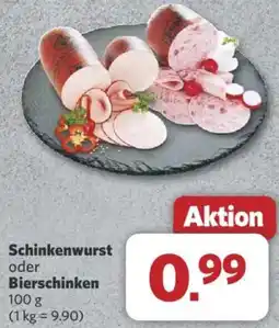 Combi Schinkenwurst oder Bierschinken Angebot