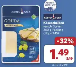 Combi KÜSTEN GOLD Käsescheiben Angebot