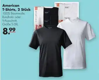 Handelshof American T-Shirts, 2 Stück Angebot