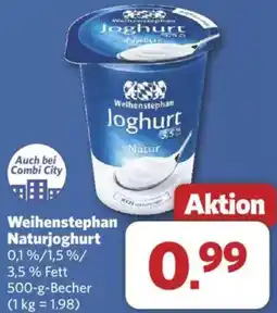 Combi Weihenstephan Naturjoghurt Angebot