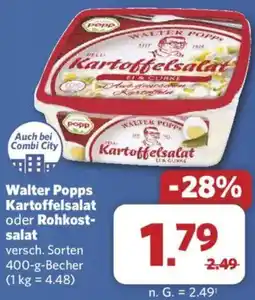 Combi Walter Popps Kartoffelsalat oder Rohkostsalat Angebot